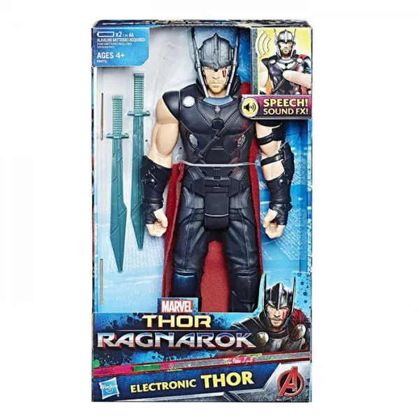 12" Inch Tall Thor Ragnarok (INTERACTIVE) Titan Hero Tech 1/4 Scale Figure Discontinued Hasbro