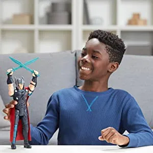 12" Inch Tall Thor Ragnarok (INTERACTIVE) Titan Hero Tech 1/4 Scale Figure Discontinued Hasbro