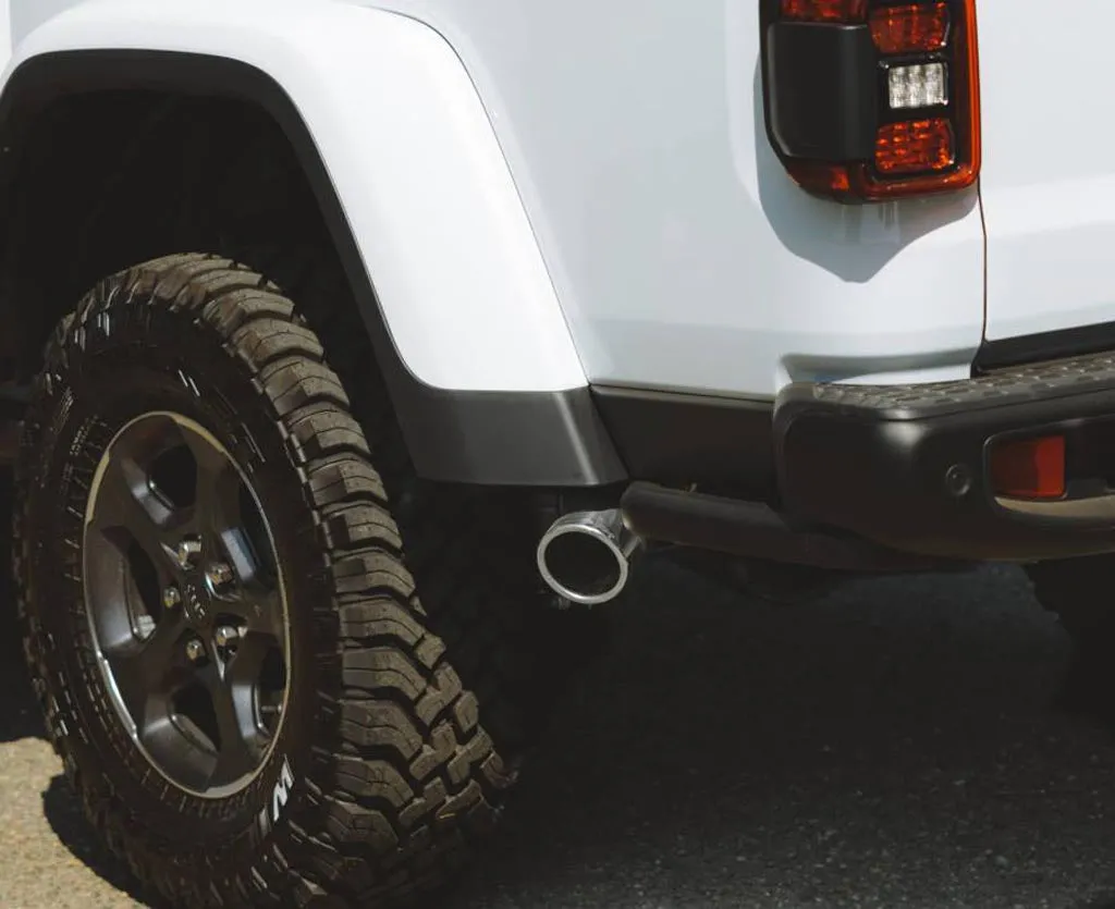 20-22 JEEP GLADIATOR 3.6L, SINGLE EXHAUST, STAINLESS, #617409