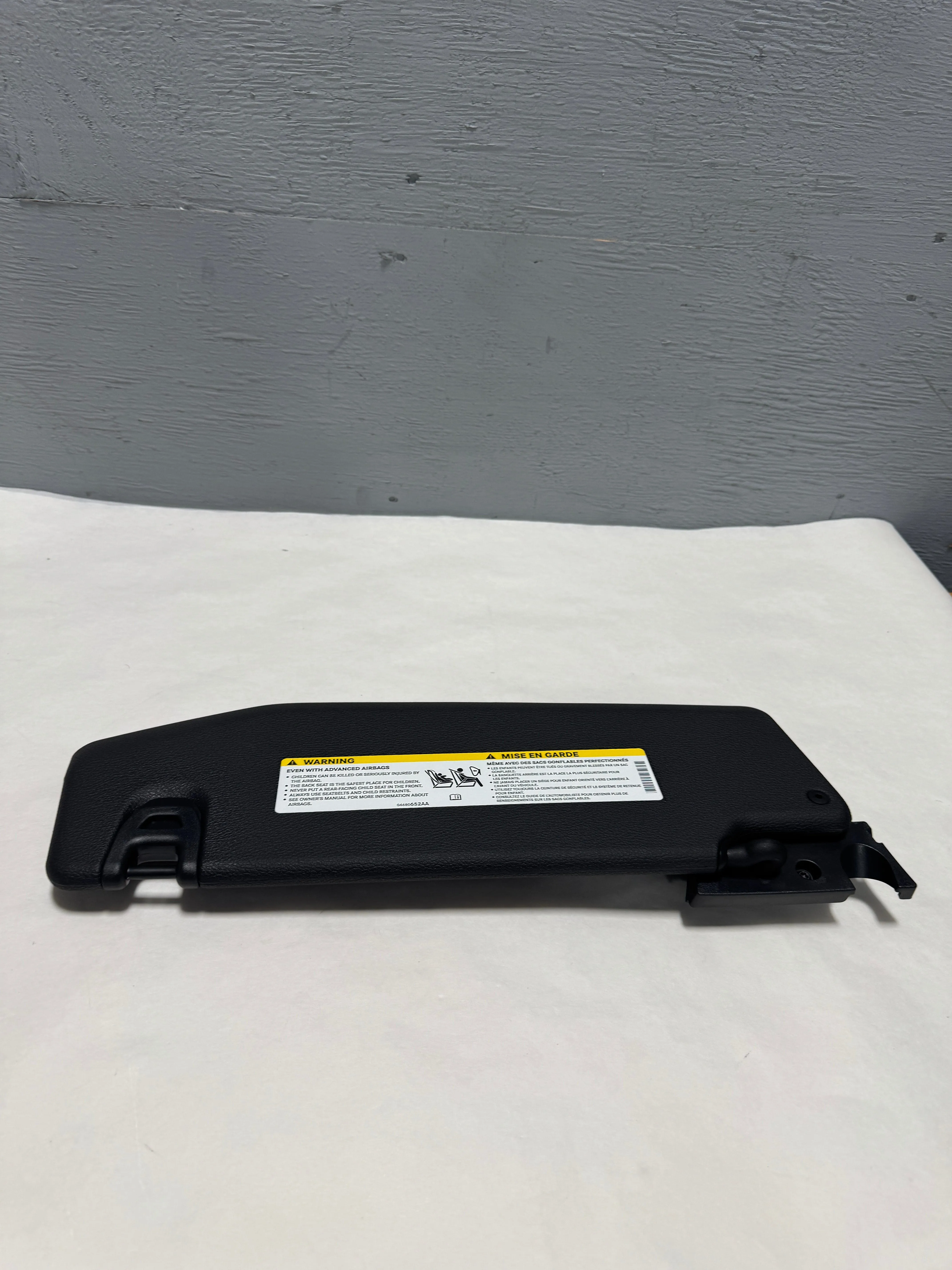 2018-2023 Wrangler JL or Gladiator Passenger Side Sun Visor W/ Mirror OEM