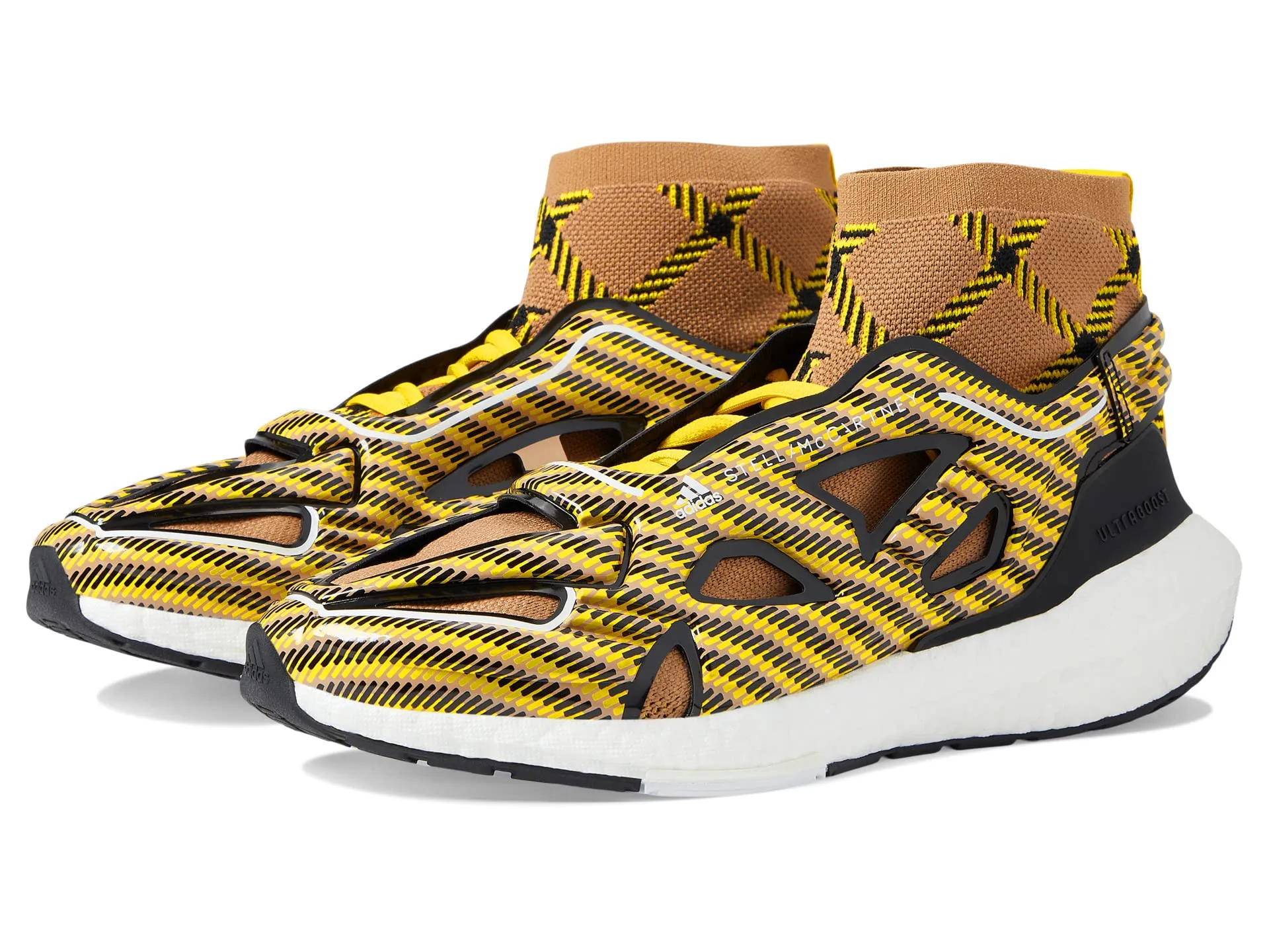 Adidas By Stella McCartney Ultraboost 22 Elevated Sneakers, Yellow/Brown