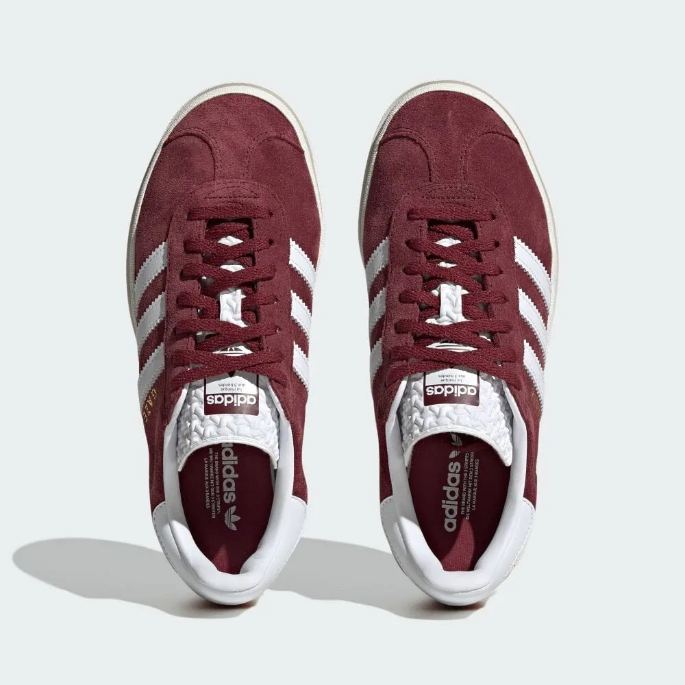 Adidas GAZELLE BOLD sneakers, dark red