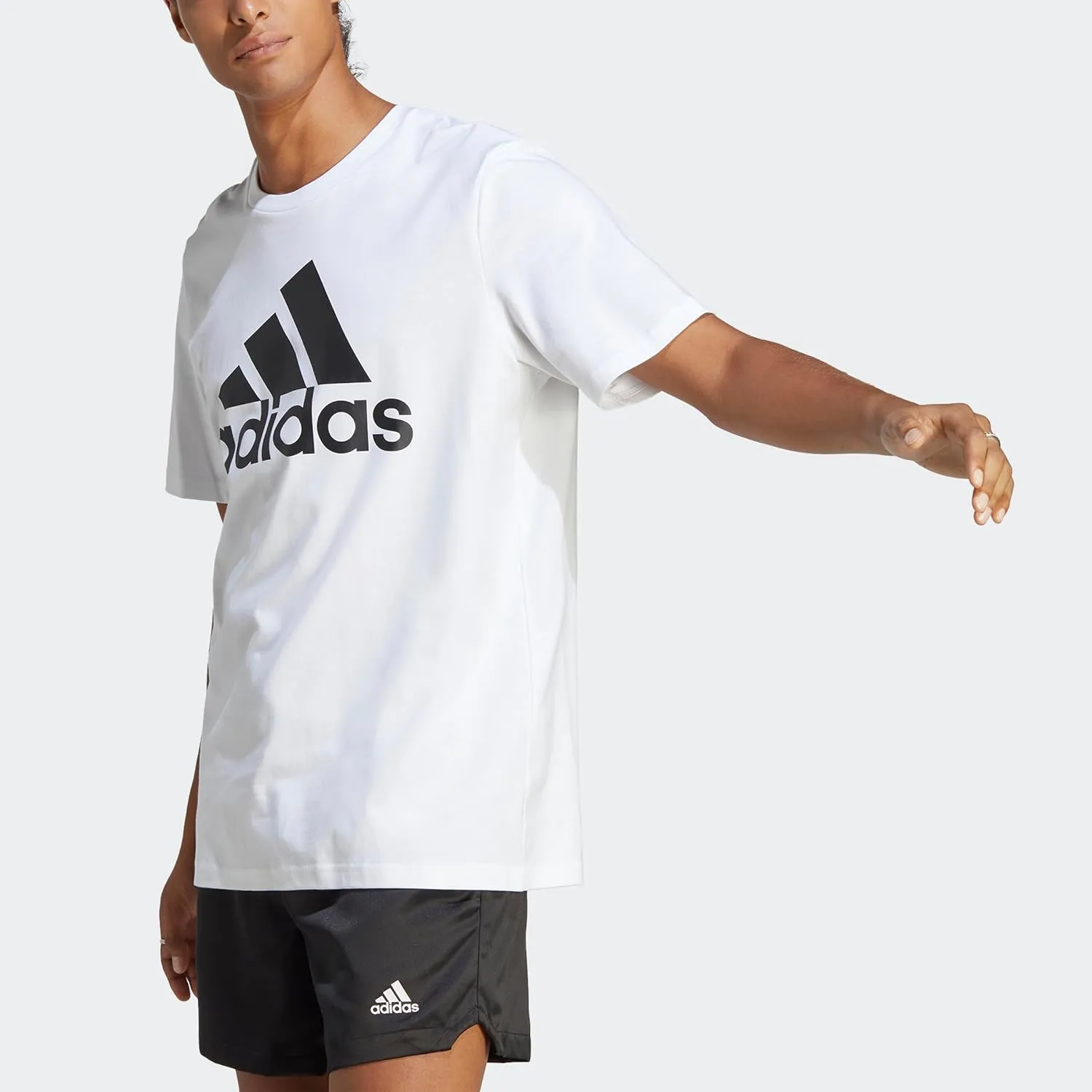 adidas Men's Essentials Single Jersey 3-Stripes T-Shirt