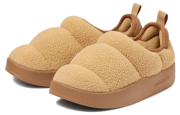 Adidas Puffylette Slip-On 'Brown' Sneakers, Brown