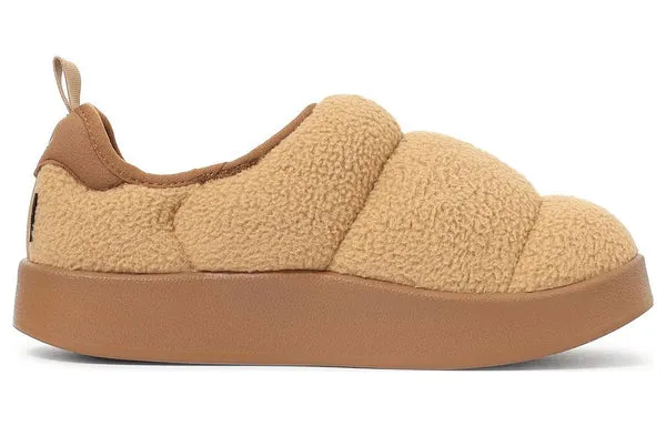 Adidas Puffylette Slip-On 'Brown' Sneakers, Brown