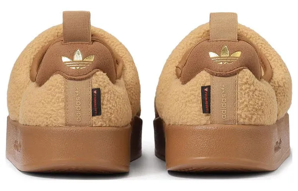 Adidas Puffylette Slip-On 'Brown' Sneakers, Brown