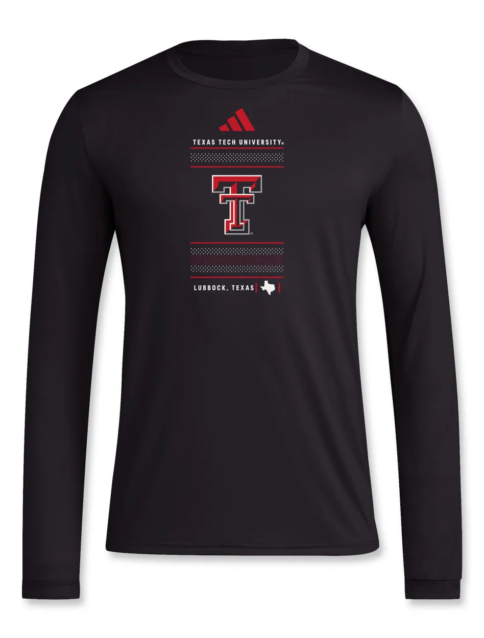 Adidas Texas Tech "Locker Local Rep" 2024 Long Sleeve T-Shirt
