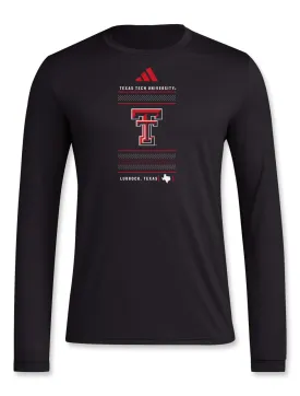 Adidas Texas Tech "Locker Local Rep" 2024 Long Sleeve T-Shirt