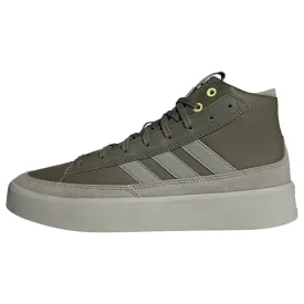 Adidas Znsored High Top Sneakers, Stone/Khaki
