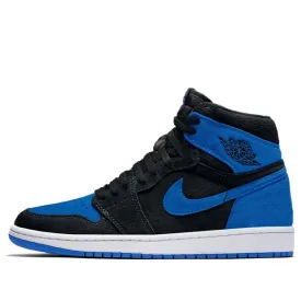 Air Jordan 1 Retro High OG 'Royal Reimagined' Sneakers, Black