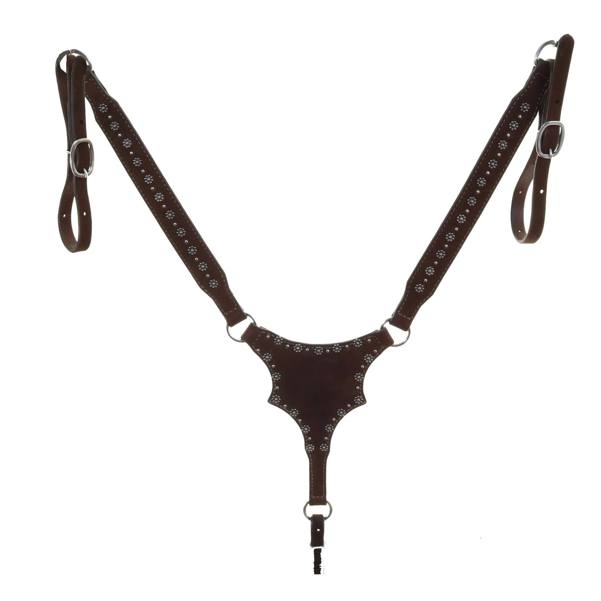 BC1131 - Brown Roughout Breast Collar