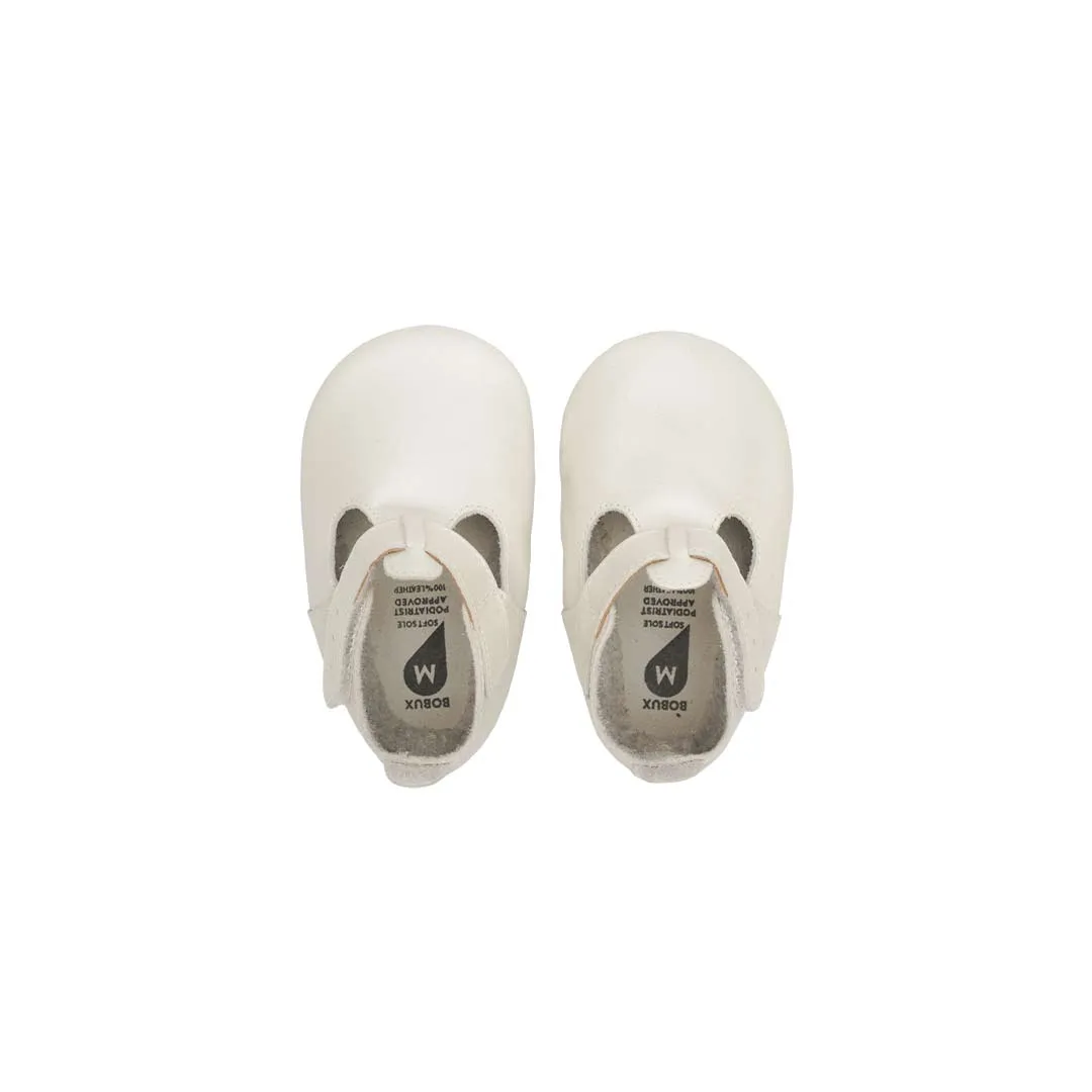 Bobux Soft Sole Jack   Jill Shoes - Pearl