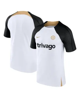 Chelsea 2023/24 Strike Training Men's White T-Shirt. Nike, white