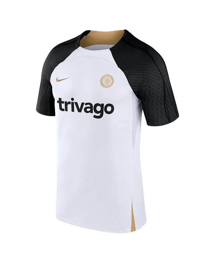 Chelsea 2023/24 Strike Training Men's White T-Shirt. Nike, white