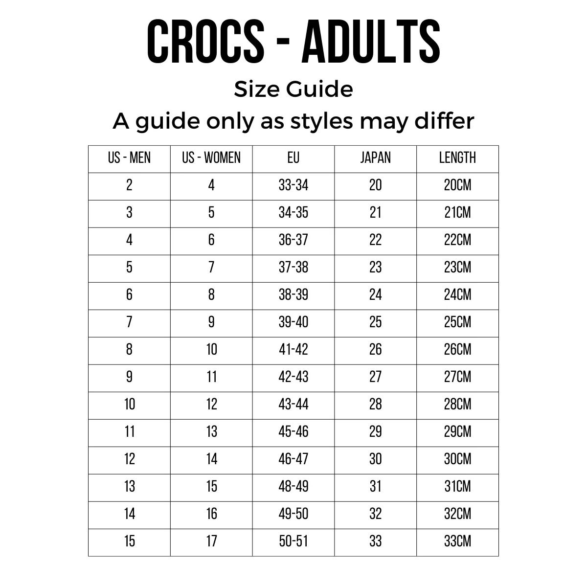 Crocs Classic Crush Clog Adults Black Platform