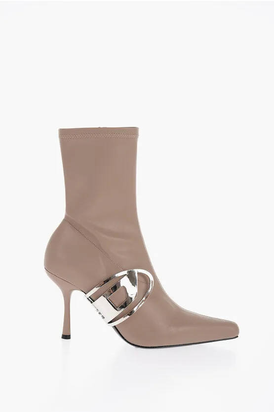 Diesel Vegan Leather D-ECLIPSE BT Sock Boots with Logo Application
