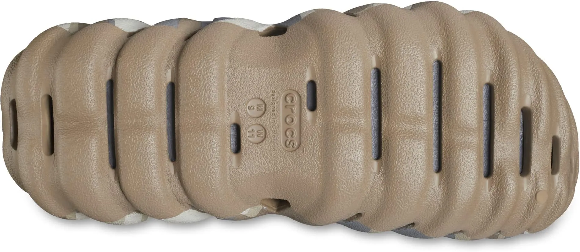 Echo Clog Crocs, Charcoal/Camo Redux