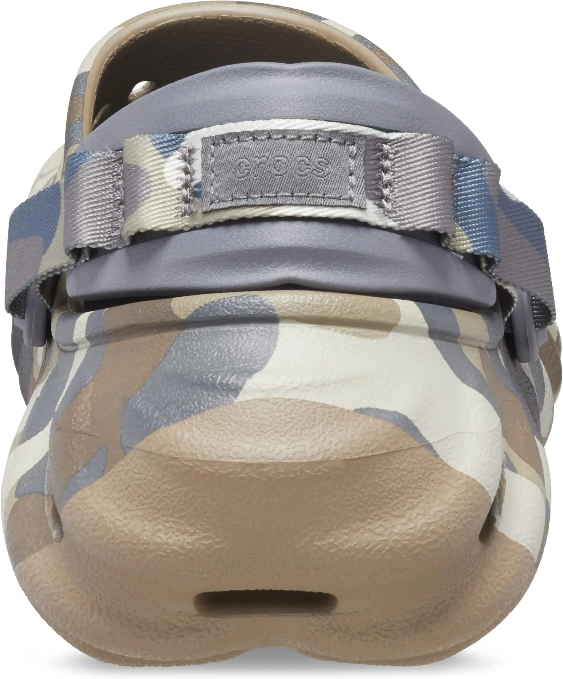 Echo Clog Crocs, Charcoal/Camo Redux