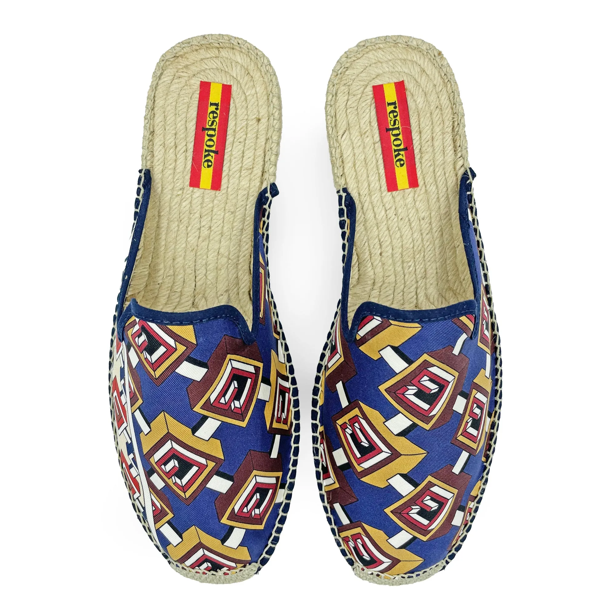 GIGI Navy Mule Espadrilles