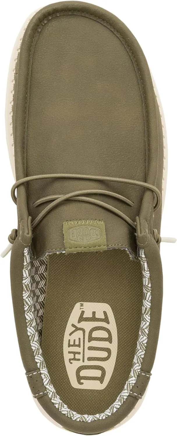 Hey Dude Men's Wally Classic, Men??s Shoes, Men's Slip-on Loafers, Comfortable & Light-Weight