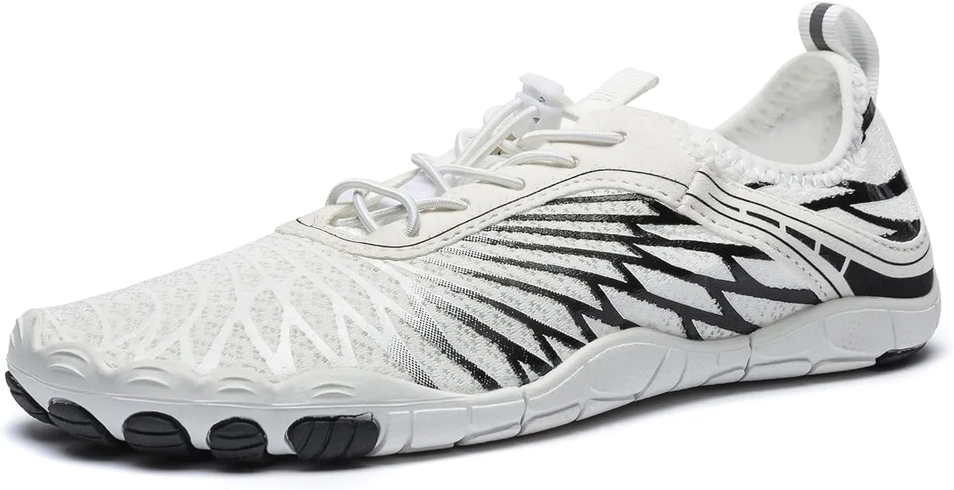 Hiking Barefoot Shoes for Women Men Breathable & Non-Slip Athletic Barefoot Wide Toe Water Shoes Lightweight Perfect for Walking,Running,and Swimming