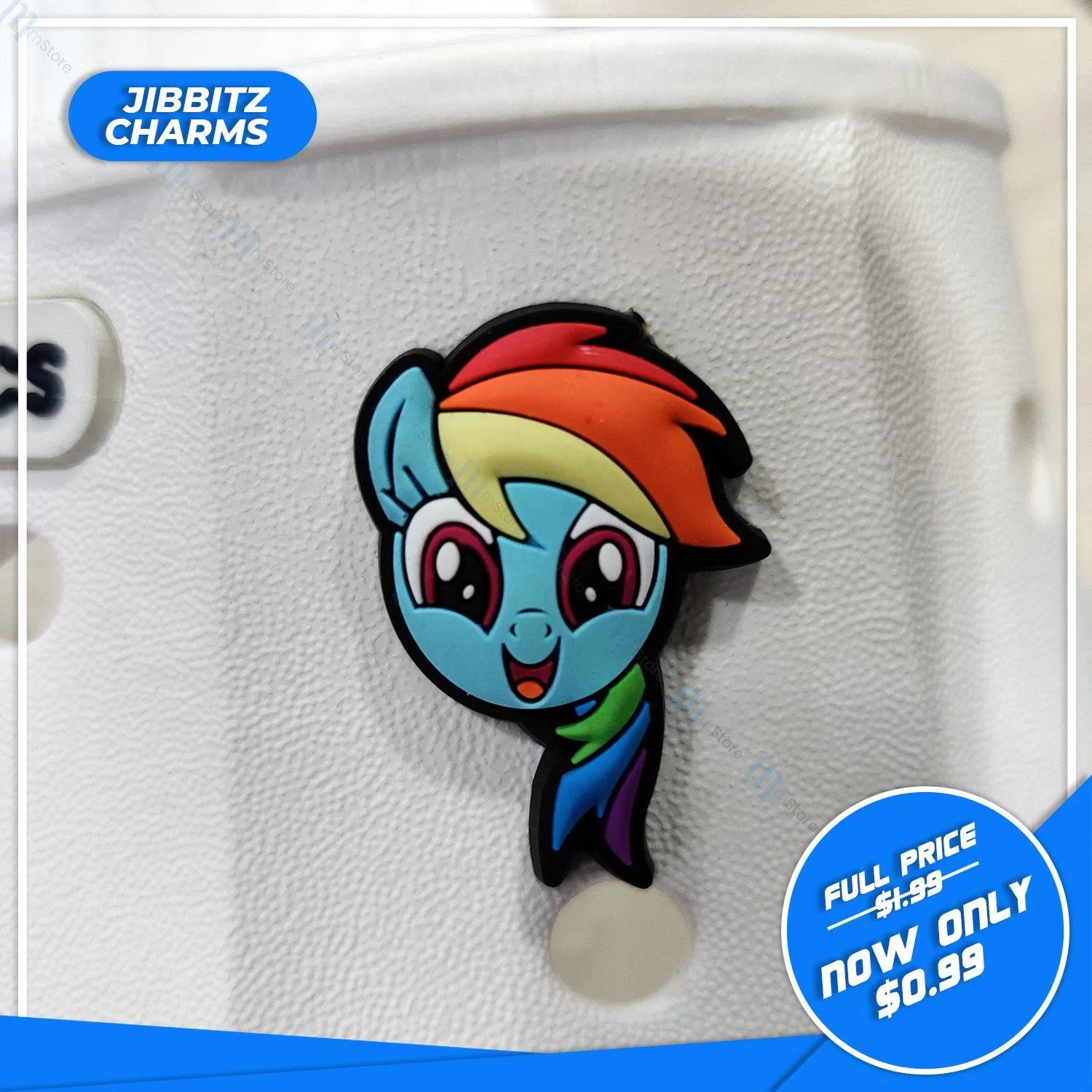 Jibbitz - My Little Pony - Rainbow Dash - Head