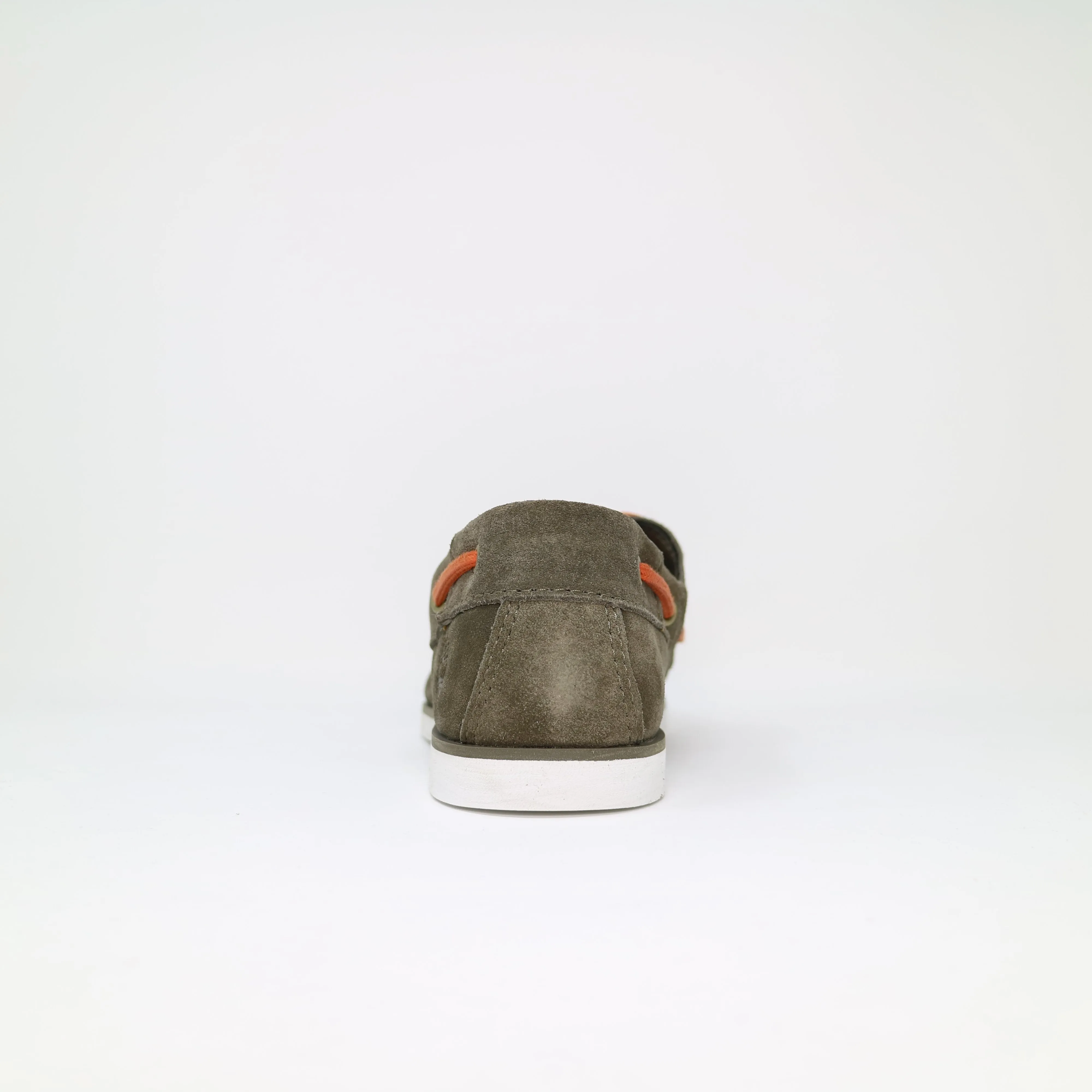 Kid's Timberland Suede Boat Shoe - Olive