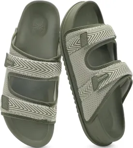 KuaiLu Mens Casual Sandals with Comfortable Orthopedic Arch Support Summer Beach Walking Shoes Cushion Slides Slip on Indoor Outdoor