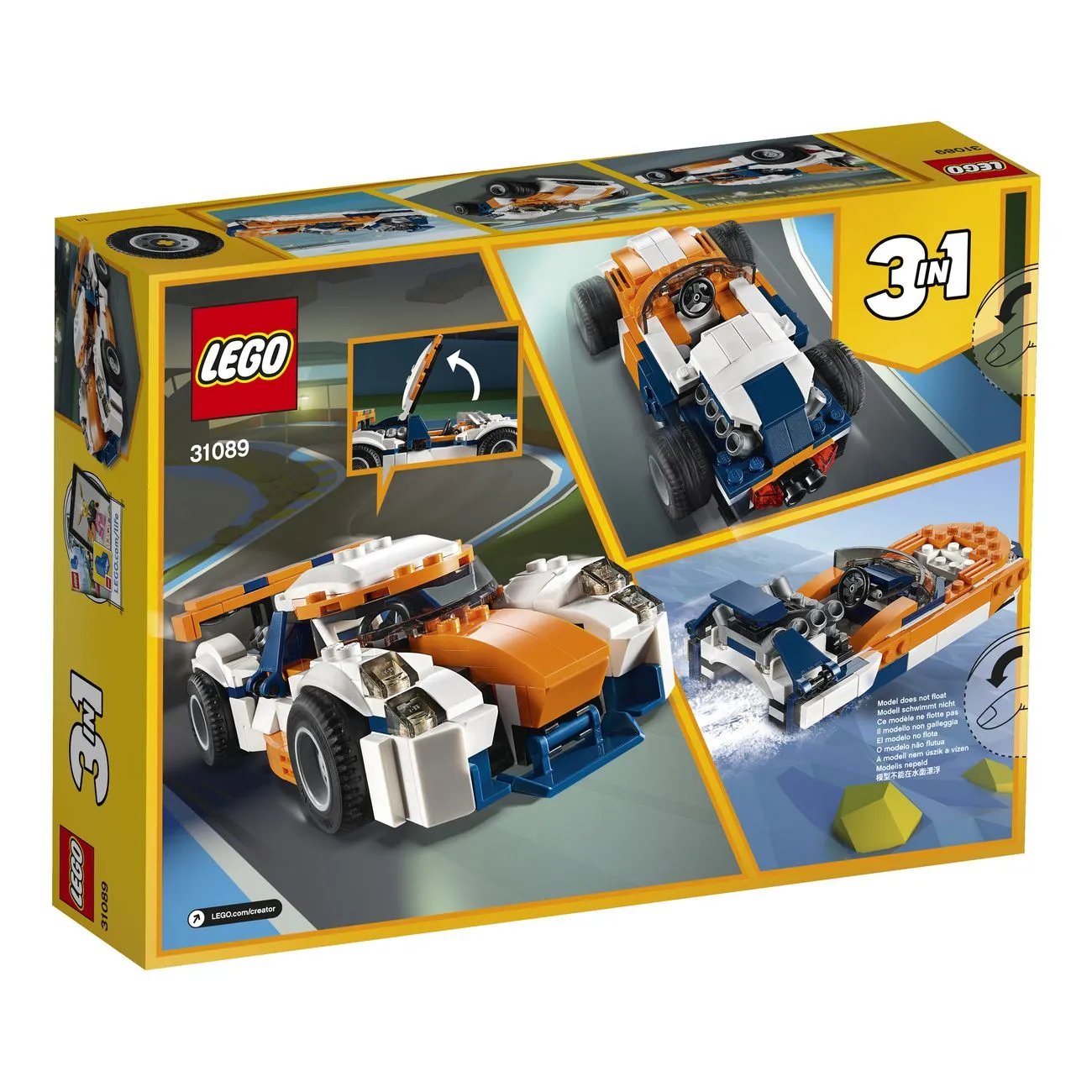 LEGO 31089 Creator Sunset Track Racer