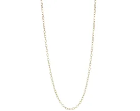 Penny Preville Matte Gold Oval Link Necklace