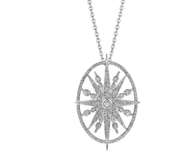 Penny Preville Oval Starburst Necklace